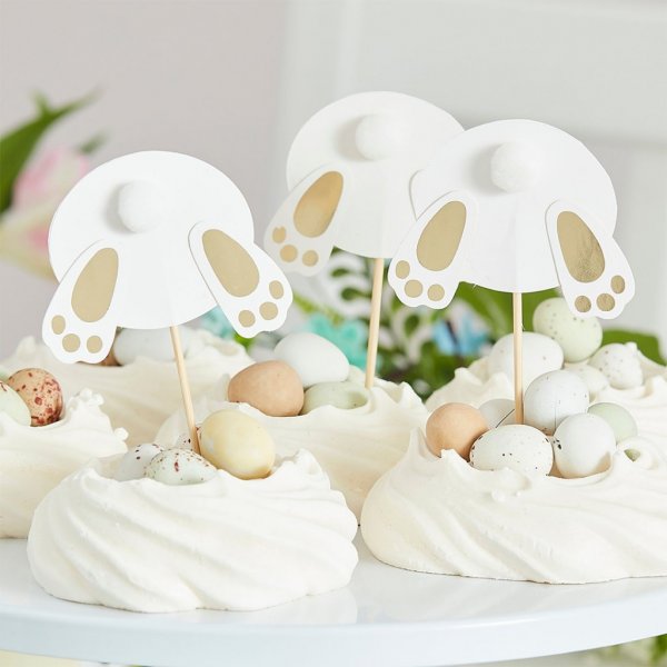 Cake picks - Bunny Butt - Hop this way