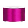 Satengbånd - Fuchsia - (Bredde: 38 mm) - 25 meter