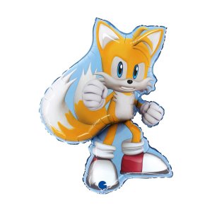 Folieballong - Sonic - Haler - Form - 66 cm Folieballong - Sonic - Haler - Form - 66 cm