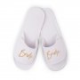 Slippers - Vit/Guld - Bride