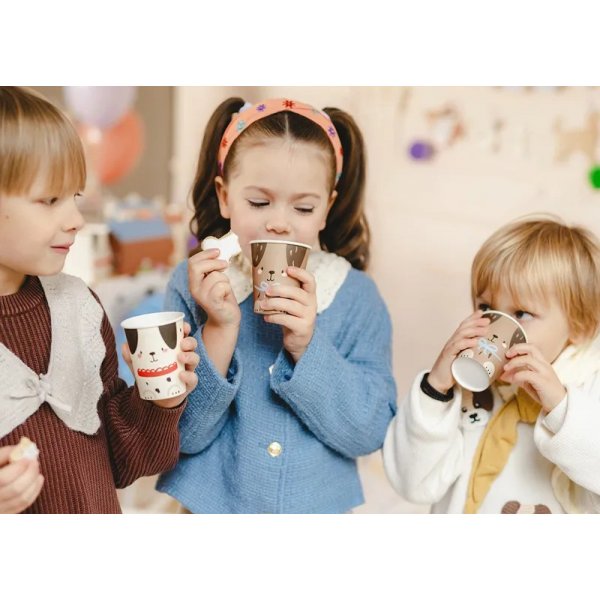 Papirkopper - Hunder - 6-pakning