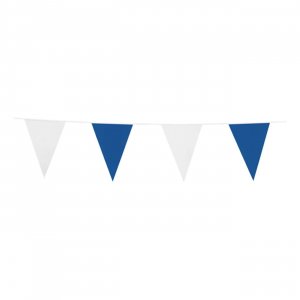 Girlander - Vimpler - Bl�/Hvit - 3 m