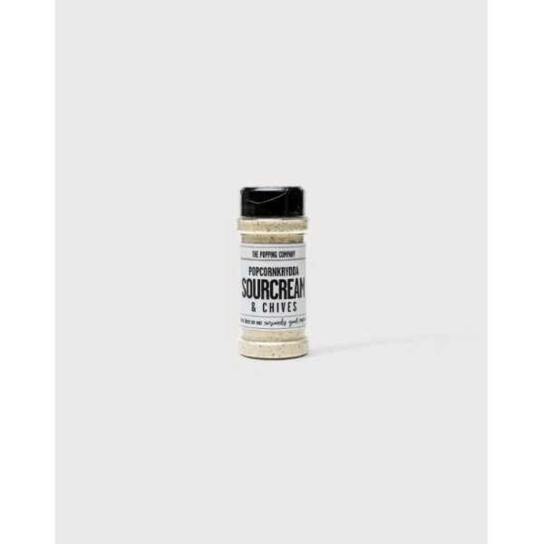 Popcornkrydder - rømme og gressløk - 70g Popcornkrydder - rømme og gressløk - 70g