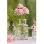 Blomsterbukett - 26 cm - 6 rosa roser Blomsterbukett - 26 cm - 6 rosa roser