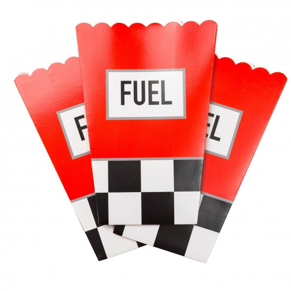 Popcornkopp - Bil med sølvfolie 8-pakning (13x19 cm) Popcornkopp - Bil med sølvfolie 8-pakning (13x19 cm)