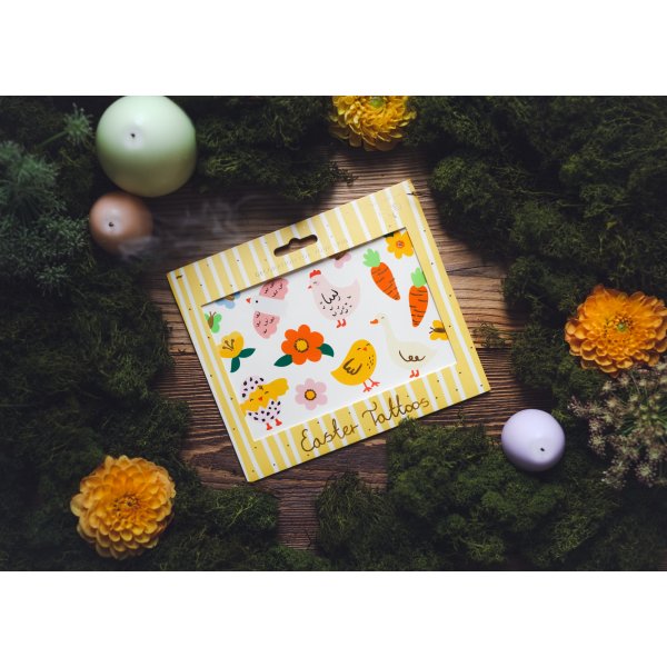Tatoveringer - Påskemotiver - 20-pakning Tatoveringer - Påskemotiver - 20-pakning