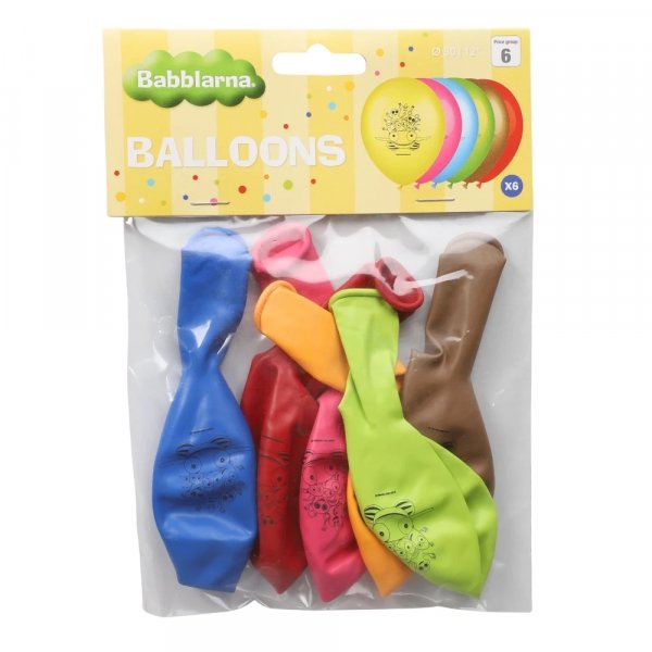Ballonger - Babblarna - 6-pakning Ballonger - Babblarna - 6-pakning