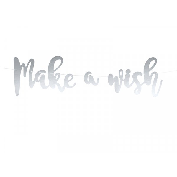 Backdrop - Make A Wish - Silver