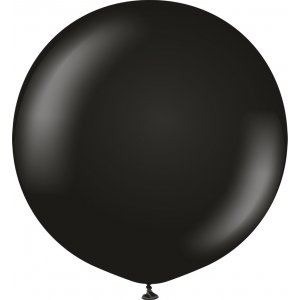 Ballonger ensfarget - Premium 60 cm - Svart