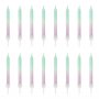 Kakelys - Ombre - Mint/Lilla - 20-pakning Kakelys - Ombre - Mint/Lilla - 20-pakning