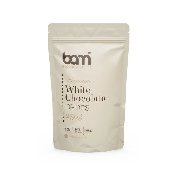 Hvit sjokolade - BAM - 250 g Hvit sjokolade - BAM - 250 g