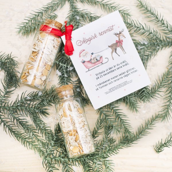 Magisk reinsdyrmat - Liten glassflaske Magisk reinsdyrmat - Liten glassflaske