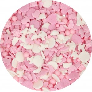 Strøblanding - Babyrosa - Funcakes - 50 g Strøblanding - Babyrosa - Funcakes - 50 g
