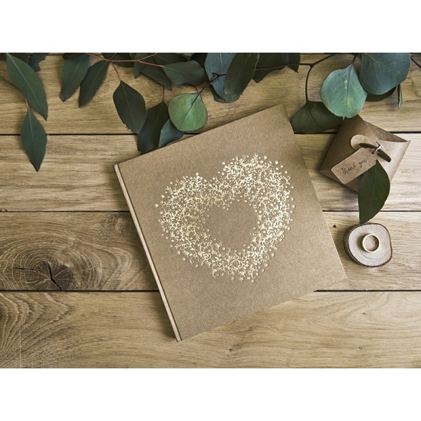 Gjestebok - Natur/Gullhjerte