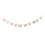 Girlander sommerfugler - Rosa - 1,5 m Girlander sommerfugler - Rosa - 1,5 m