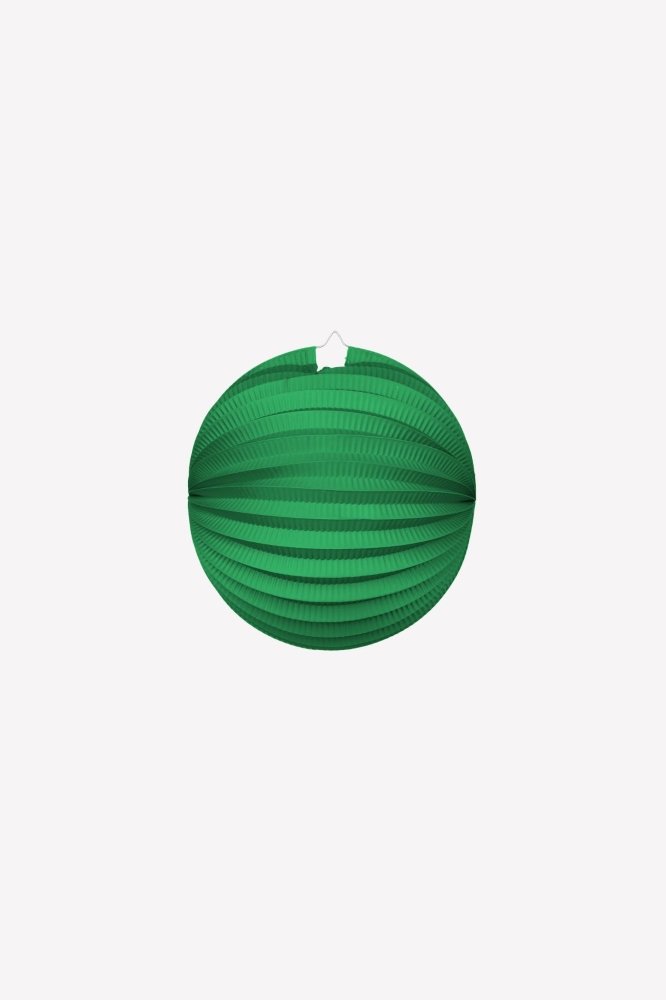 Lanterne – Papir – Grønn – 25 cm – Lamper og lykter til bryllup, Bryllupsdekorasjoner