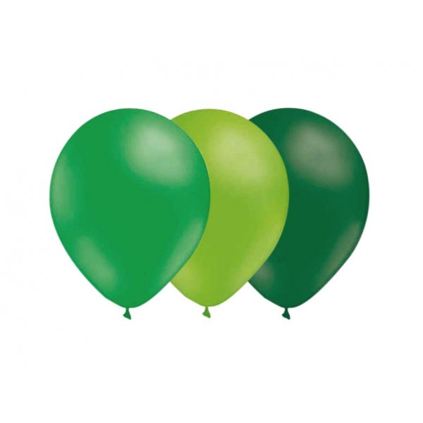 Ballonger - Mix - Grønn/Lime/Mørkegrønn - 15 stk Ballonger - Mix - Grønn/Lime/Mørkegrønn - 15 stk