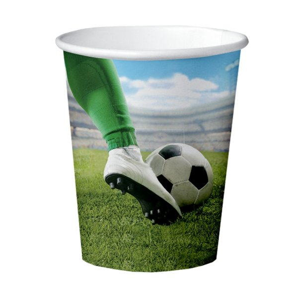 Papirkopper - Fotball - 8-pakning Papirkopper - Fotball - 8-pakning