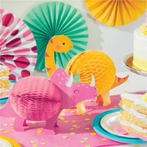 Honningkaker - Dinosaur - Rosa/Gul - 2-pakning Honningkaker - Dinosaur - Rosa/Gul - 2-pakning