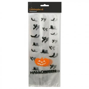 Cellofanposer - 8-pakning - Halloween