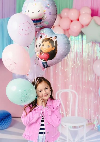 Pastellballonger - Gabbys dukkehus - Filmen - Mix - 6-pakning Pastellballonger - Gabbys dukkehus - Filmen - Mix - 6-pakning