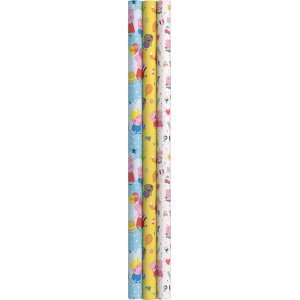 Gavepapir - Grisen Greta - 3-pakning Gavepapir - Grisen Greta - 3-pakning