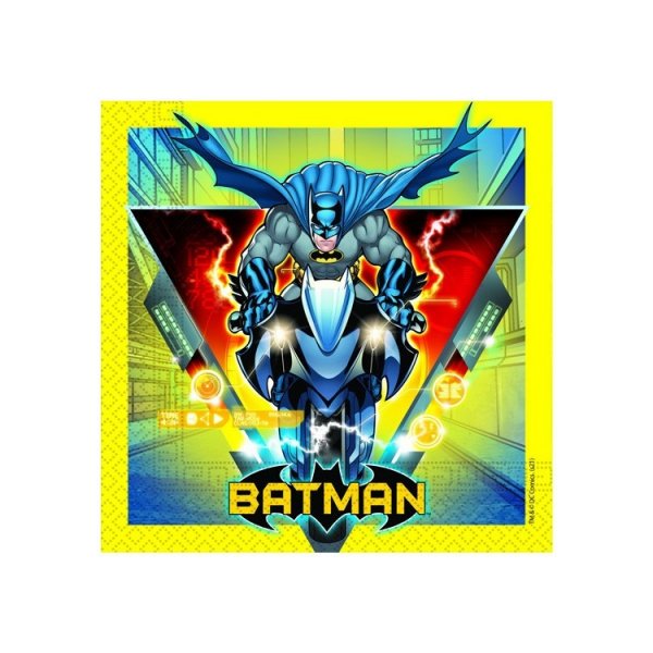 Servietter - Batman - 33x33 cm - 20 stk