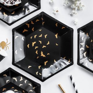 Dessertfat - Trick or Treat Gull - 6 stk