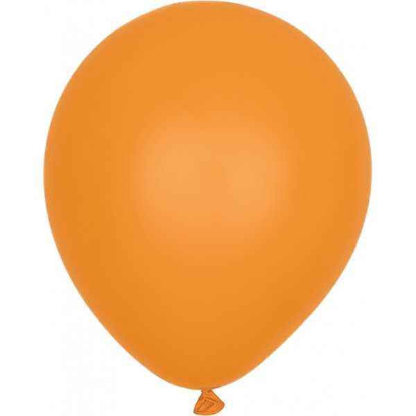 Miniballonger ensfarget - Premium 13 cm - Oransje Miniballonger ensfarget - Premium 13 cm - Oransje