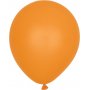 Miniballonger ensfargede - Premium 13 cm - Oransje - 25-pakning