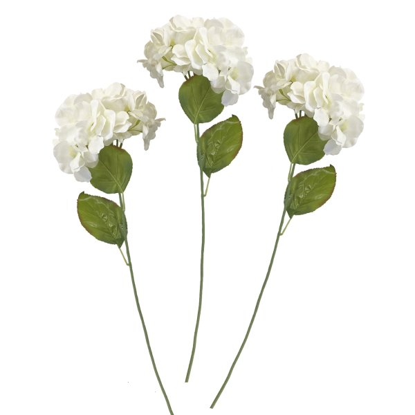 Kunstige blomster - Hortensia - Hvit Kunstige blomster - Hortensia - Hvit