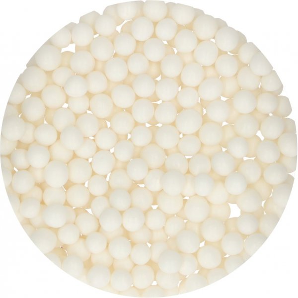 Sukkerperler - Store - Hvite - Funcakes - 70 g Sukkerperler - Store - Hvite - Funcakes - 70 g