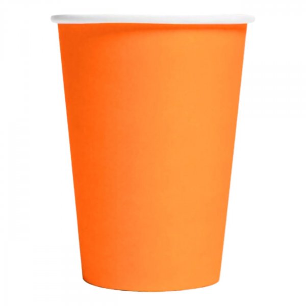 Pappkopper - Oransje - 8-pakning Pappkopper - Oransje - 8-pakning