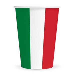 Papirkopper - Italia - 210 ml - 8-pakning Papirkopper - Italia - 210 ml - 8-pakning