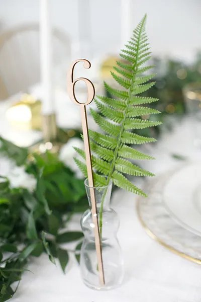 Bordnummerering - Tre - 1-10 - 25 cm Bordnummerering - Tre - 1-10 - 25 cm