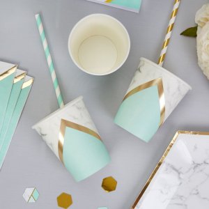 Pappkrus - Color Block - Mint - 8-pakning Pappkrus - Color Block - Mint - 8-pakning