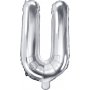 Bokstavballonger - Slv - 35 cm - Bokstav: U