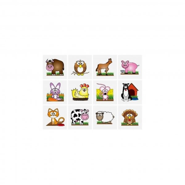 Tatoveringer - G�rdsdyr - 12 stk
