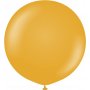 Ballonger ensfarget - Premium 60 cm - Sennep - 2-pakning