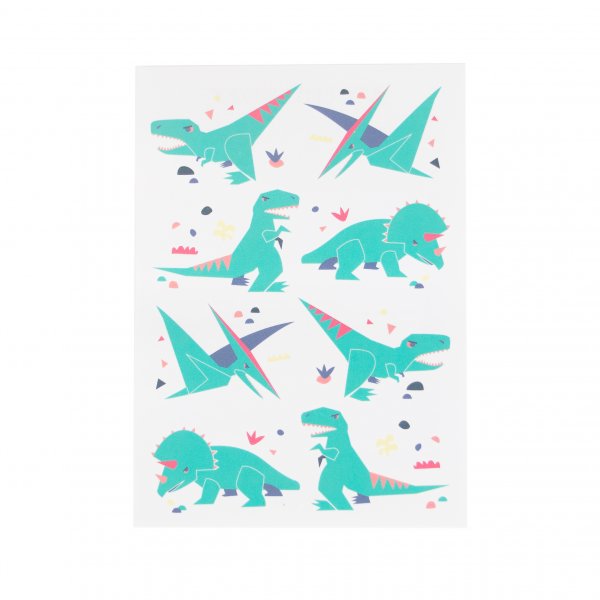 Tatoveringer - Dinosaurer - 8 stk