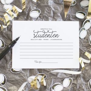 Gratulerer - Til studenten - 8-pakning