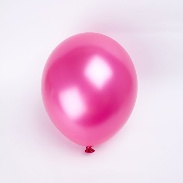 Ballonger - Metalliske - Knallrosa - 10-pakning