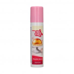 Spiselig spray - FunCakes - Metallisk lysgull - 100 ml Spiselig spray - FunCakes - Metallisk lysgull - 100 ml