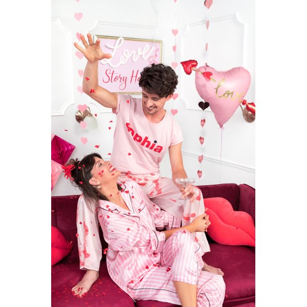 Konfetti - Hjerter - Rd - 15 g