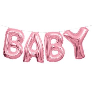 Ballonggirlande - Baby - Lys rosa Ballonggirlande - Baby - Lys rosa