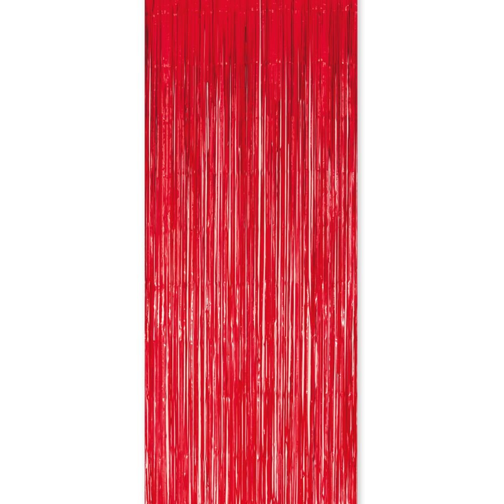 Gardiner – Rød – 100×240 cm – Gardiner, Hengende dekorasjoner