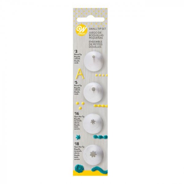 Wilton tyllset - 4-pack - #3 #5 #16 #18