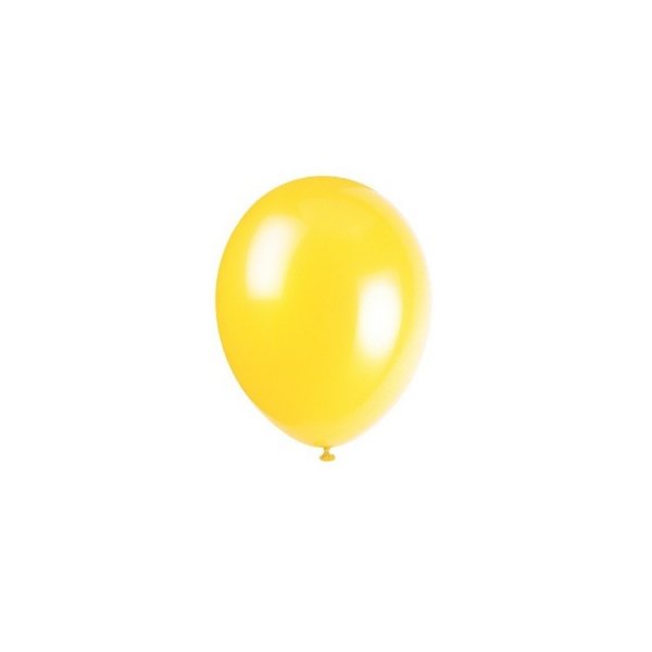 Ballonger - Metalliske - Gule - 27 cm - 50-pakning Ballonger - Metalliske - Gule - 27 cm - 50-pakning