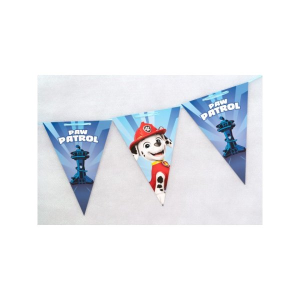 Vimpel Garland - Paw Patrol - Blå - 1,9m Vimpel Garland - Paw Patrol - Blå - 1,9m