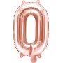 Bokstavballonger - Rosgull - 35 cm - Bokstav: O